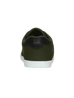 green canvas lace up sneaker - 14068626 - Standard Image - 3