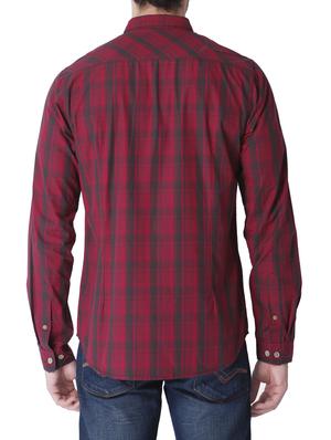 red cotton casual shirt - 14069783 - Standard Image - 3