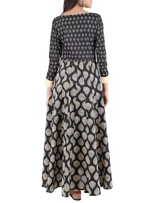 anarkali printed kurta - 14077085 - Standard Image - 3