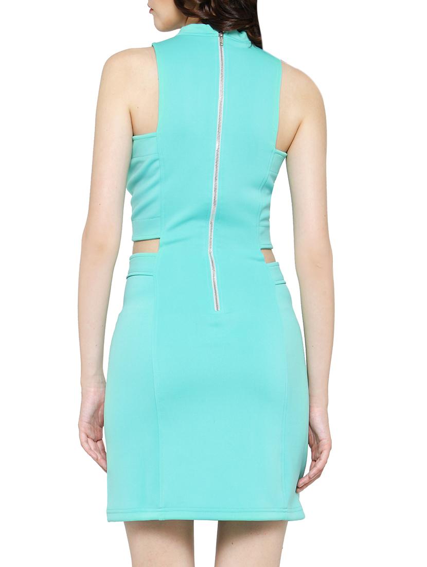 light blue hosery sheath dress - 14077149 - Zoom Image - 3
