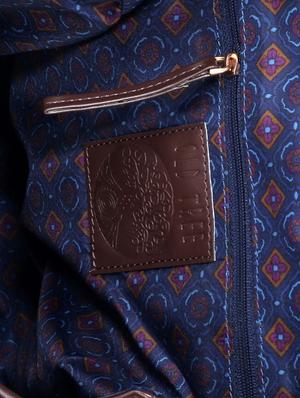 brown leatherette fashion backpack - 14082845 - Standard Image - 3