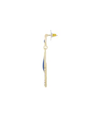 multi colored metal drop (set of 2) earrings - 14085003 - Standard Image - 3
