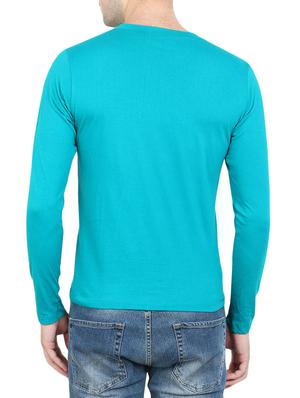 blue cotton t-shirt - 14091730 - Standard Image - 3