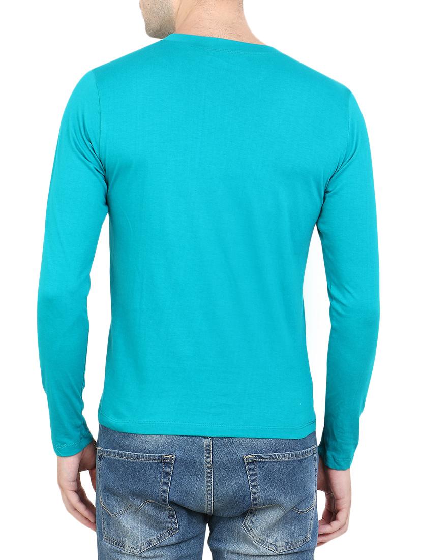 blue cotton t-shirt - 14091730 - Zoom Image - 3