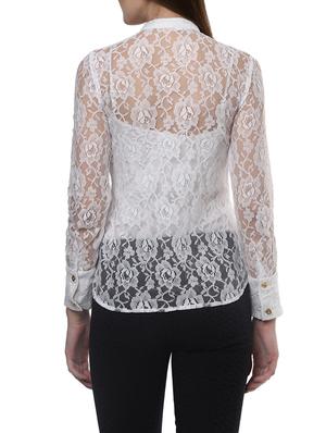 Lace Ruffle Shirt Top - 14094363 - Standard Image - 3
