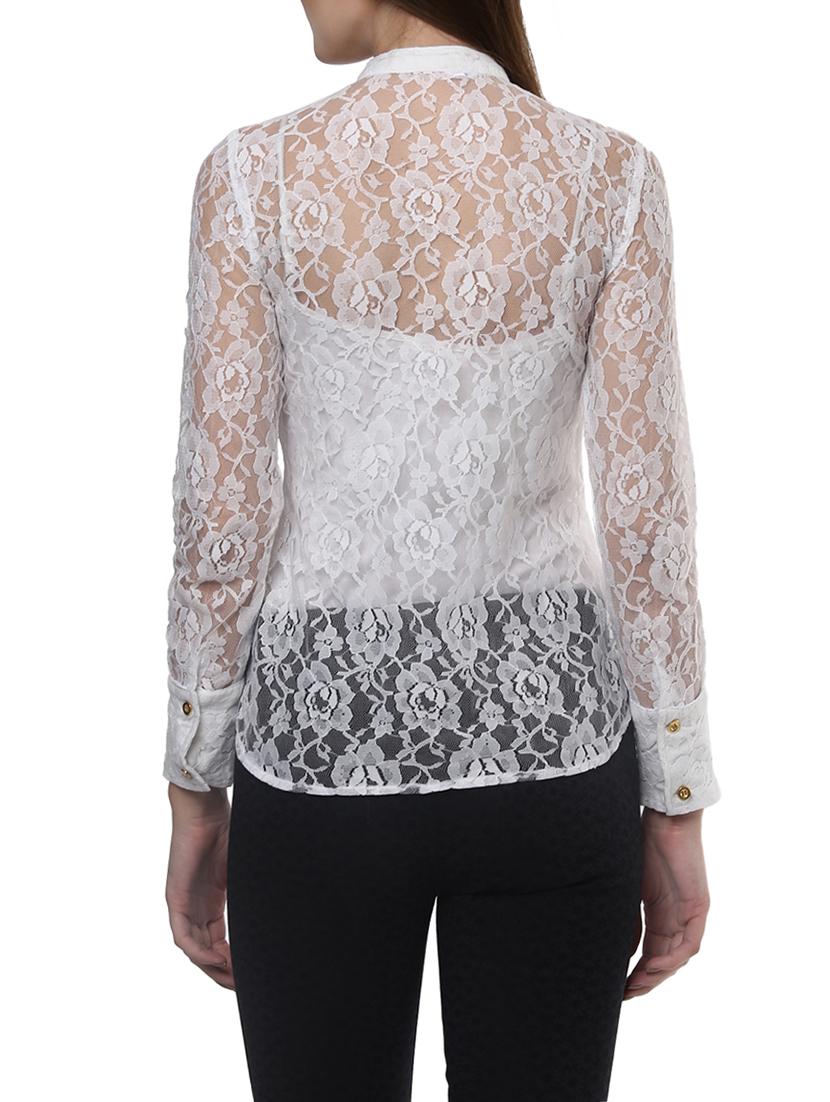 Lace Ruffle Shirt Top - 14094363 - Zoom Image - 3