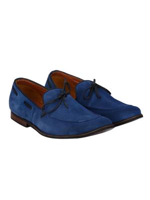 blue suede casual slipon - 14100878 - Standard Image - 3