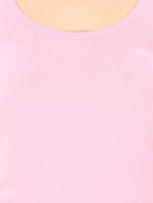 pink cotton tank top - 14101044 - Standard Image - 3