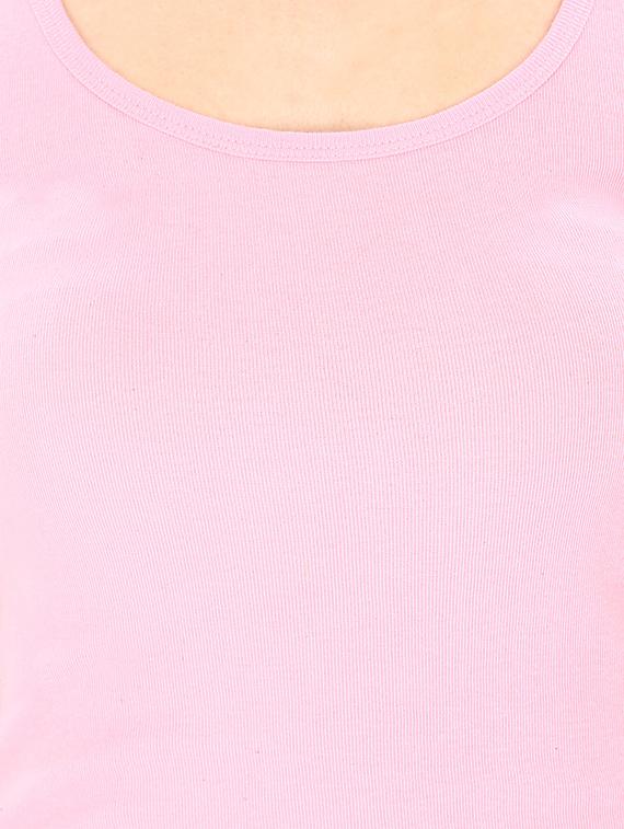 pink cotton tank top - 14101044 - Zoom Image - 3