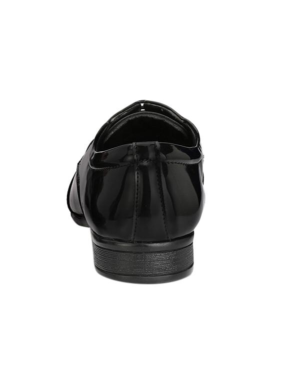 black patent leather lace-up derby - 14106290 - Zoom Image - 3