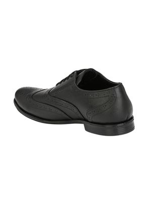 black leather lace-up brouge - 14106412 - Standard Image - 3