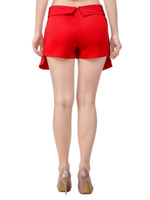 solid red nylon short - 14106644 - Standard Image - 3