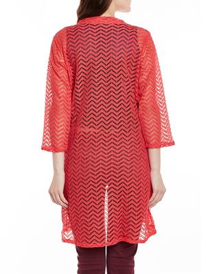coral cotton regular shrug - 14110021 - Standard Image - 3