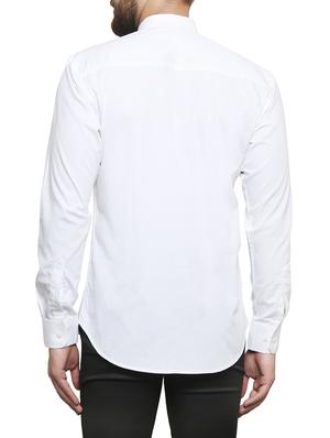 white cotton casual shirt - 14117975 - Standard Image - 3