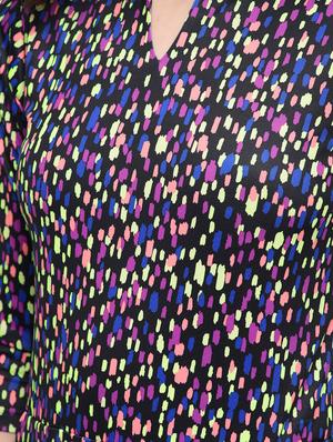 purple cotton blend dress - 14119290 - Standard Image - 6
