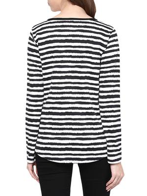 black cotton regular top - 14120467 - Standard Image - 3