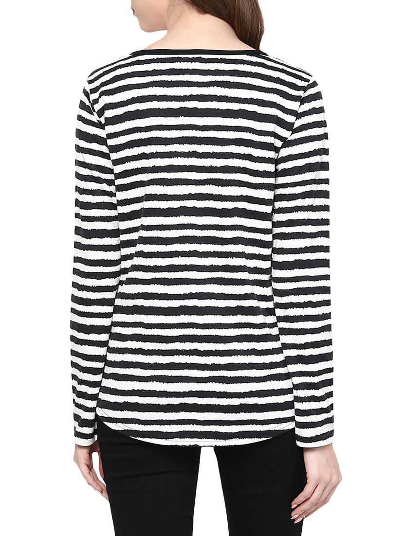 black cotton regular top - 14120467 - Zoom Image - 3