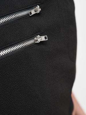 black polyester aline skirts - 14120490 - Standard Image - 6