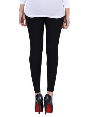 black cotton leggings - 14122183 - Standard Image - 3