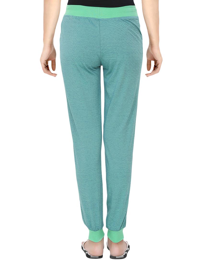 green solid jogger - 14123152 - Zoom Image - 3