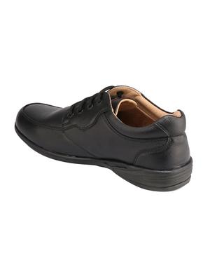 black leather lace-up derby - 14131830 - Standard Image - 3