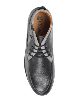 black leather lace up boot - 14131837 - Standard Image - 3