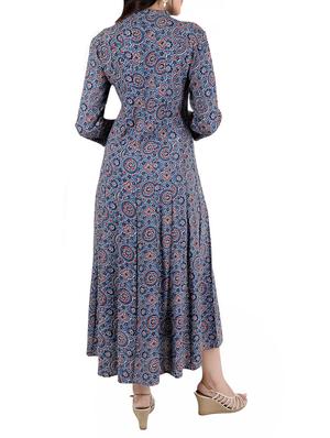 anarkali printed kurta - 14146413 - Standard Image - 3