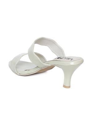 white slip on sandal - 14150509 - Standard Image - 3