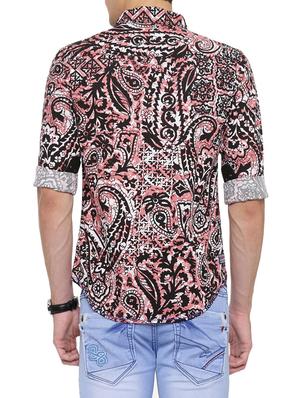 multi colored cotton casual shirt - 14152767 - Standard Image - 3