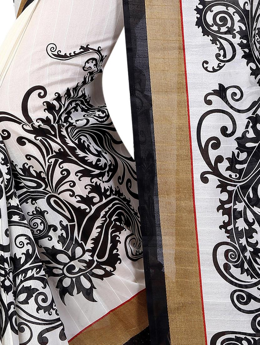 white silk bhagalpuri saree with blouse - 14154438 - Zoom Image - 3