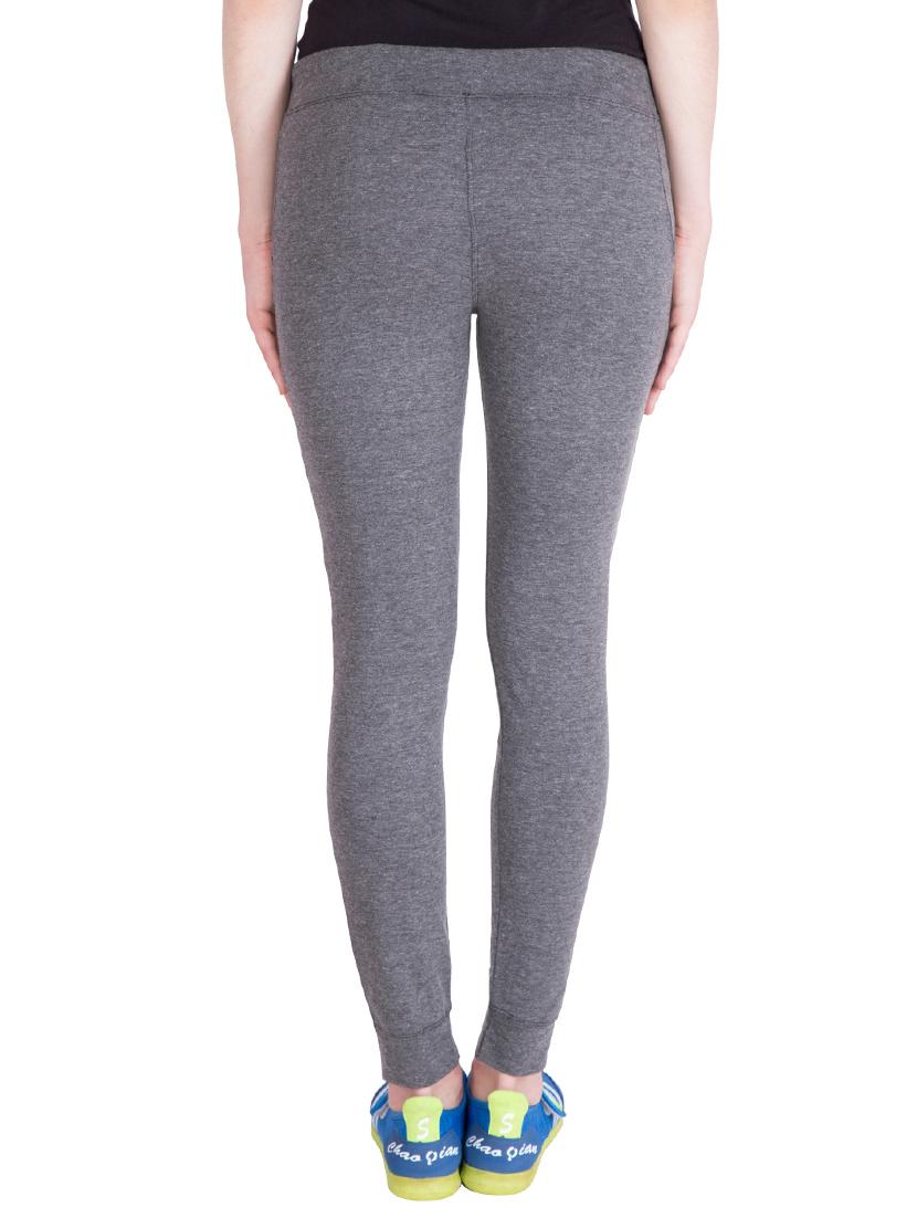 grey cotton track pants - 14160411 - Zoom Image - 3