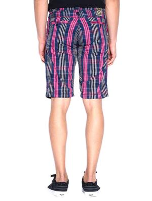navy blue cotton shorts - 14171416 - Standard Image - 3