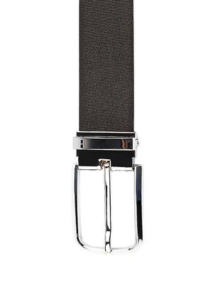 black leather belt - 14174286 - Standard Image - 3