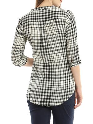 white cotton casual shirt - 14178115 - Standard Image - 3