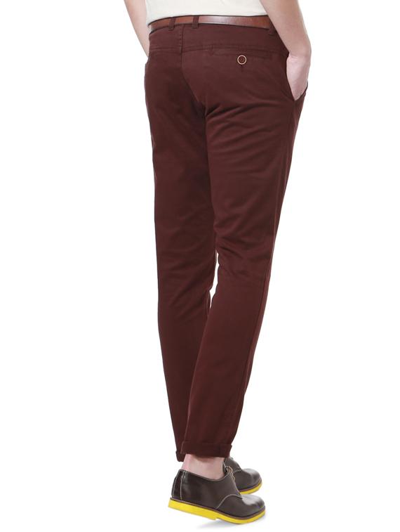 red cotton chino - 14186310 - Zoom Image - 3