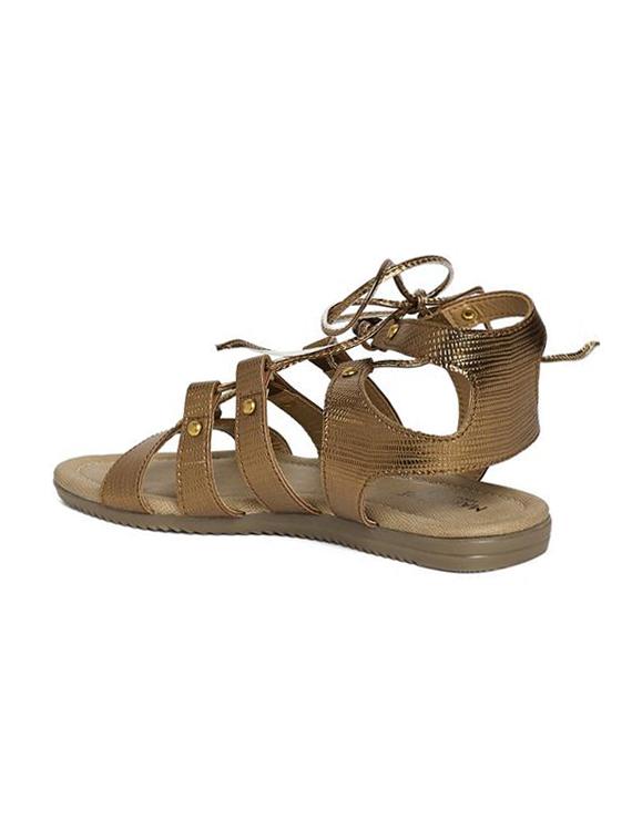copper faux leather gladiators sandals - 14189360 - Zoom Image - 3