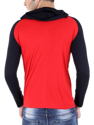 red cotton raglan t-shirt - 14191668 - Standard Image - 3