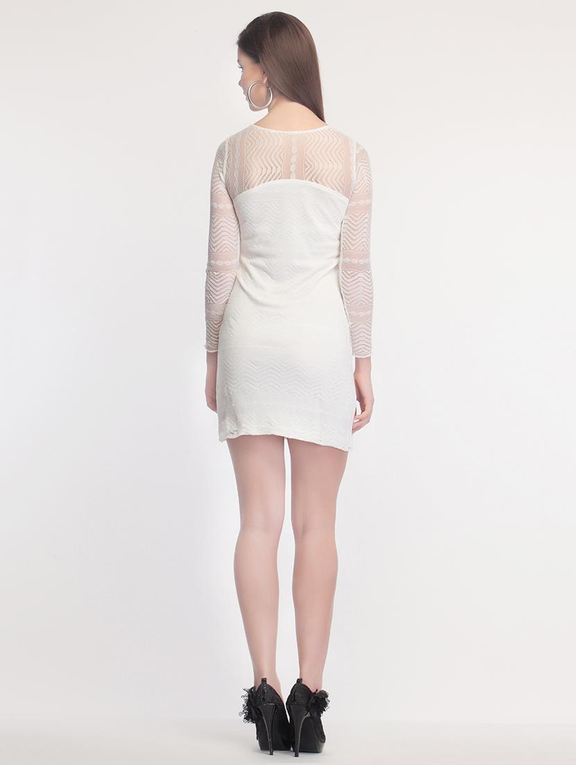 white lace bodycon dress - 14194098 - Zoom Image - 3