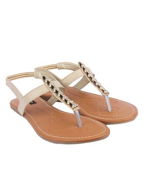 nude back strap sandal - 14195277 - Standard Image - 3
