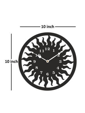 sehaz artworks sun in circle black wall clock - 14205693 - Standard Image - 3
