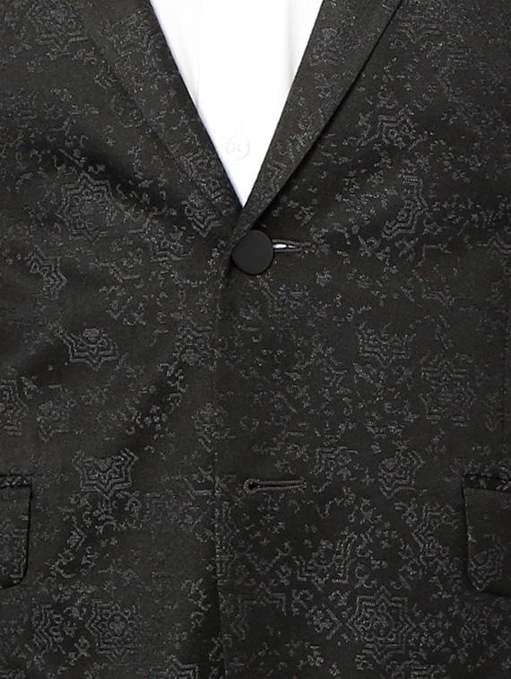 black polyester casual blazer - 14206810 - Zoom Image - 3