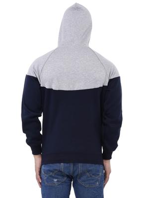 navy blue fleece color block sweatshirt - 14209635 - Standard Image - 3