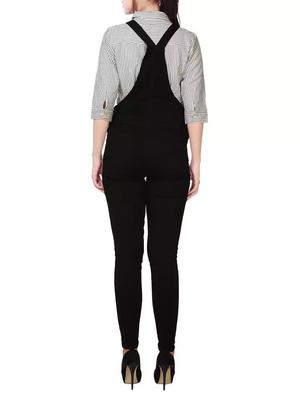 black denim dungaree - 14213893 - Standard Image - 3