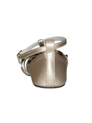 gold ankle strap sandal - 14216186 - Standard Image - 3