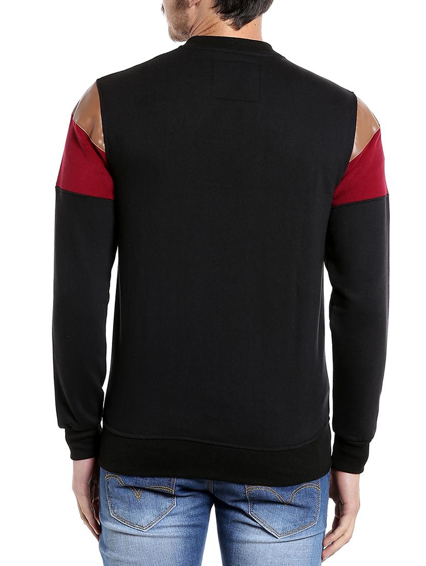 black cotton casual jacket - 14219065 - Zoom Image - 3