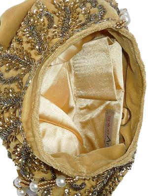gold silk ethnic potli - 14222495 - Standard Image - 3