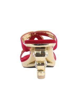 London Steps Red Heels - 14223294 - Standard Image - 3