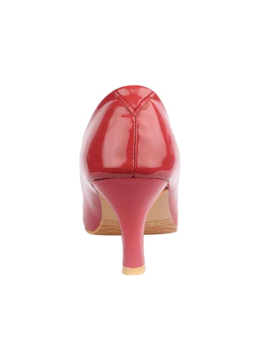 red patent leather slip on pumps - 14223298 - Zoom Image - 3