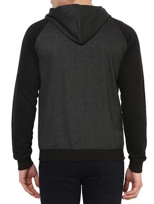 grey cotton color block sweatshirt - 14223353 - Standard Image - 3