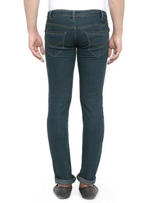 green denim plain jeans - 14223368 - Standard Image - 3